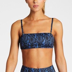 Vitamin A Snake Print Bikini Top